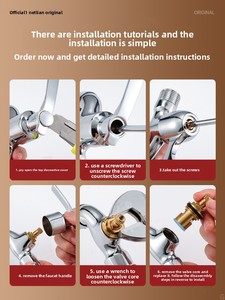 Universal Copper Ceramic Disc Faucet <strong>Cartridges</strong> Hot Cold Water <strong>Tap</strong> Brass Spool <strong>Replacement</strong> - Product Image 6