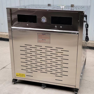 Chaudière à <span class=keywords><strong>vapeur</strong></span> industrielle au gaz 200 kg/h en acier inoxydable, OEM, montée sur châssis, automatique avec écran tactile PLC pour usine textile - Product Image 4