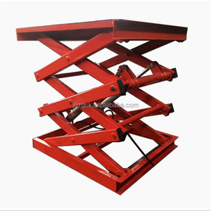 Ngoài trời thủy lực thang máy nền tảng Scissor Lift bảng cố định kéo điện nâng lên máy thủy lực - Product Image 4