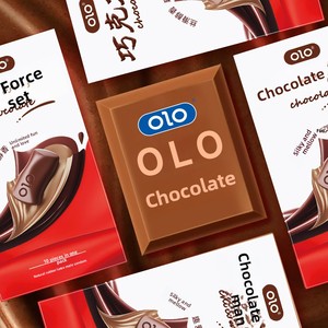 Condones <span class=keywords><strong>OLO</strong></span> con Sabor a Chocolate al por Mayor, Ultrafinos, de Larga Duración, con Ácido Hialurónico, Modelo 001, Efecto Retardante, Anticonceptivos, 10 Unidades - Product Image 1