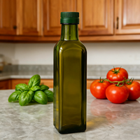 Bouteille carrée en PET de qualité alimentaire 500ml 750ml 1000ml pour huile, vinaigre, sauces – Récipient de stockage et emballage pour cuisine