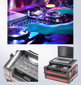 Equipo de DJ caja voladora Pioneer DJ flx4 flx6 <span class=keywords><strong>flx10</strong></span> con bandeja para portátil aluminio impresión personalizada OEM aleación de aluminio conveniente - Product Image 5