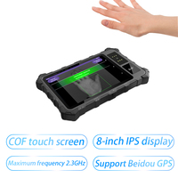 Tableta biométrica Tendcent con reconocimiento de venas de Palma, lector de huellas dactilares, resistente al agua, reinicio personalizable, soporte OEM/ODM, batería WiFi 4G