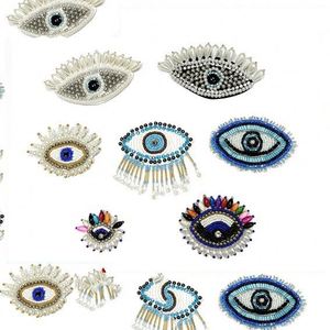 <span class=keywords><strong>Bâton</strong></span> en tissu fait main yeux <span class=keywords><strong>du</strong></span> <span class=keywords><strong>diable</strong></span> riz perlé 3D bricolage chaussures chapeaux bijoux vêtements accessoires Patch - Product Image 3