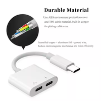 USB 3.1 Typ C 3,5mm Audio-Buchse Hilfs adapter DAC-Chip AUX Splitter-Ladekabel mit OTG-USB-C DC-Ausgangs adapter kabel