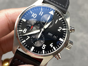 Reloj Deportivo Multifunción de Acero Inoxidable de Lujo para Hombre, Manecillas Luminosas, Calendario Perpetuo, Alarma, Personalización con Logotipo de Diseñador - Product Image 2