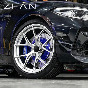 <span class=keywords><strong>ล้อ</strong></span>อัลลอยด์อลูมิเนียมฟอร์จ ZFAN OEM ขนาด 18-19 นิ้ว 5x112/5x120 สำหรับ M2/M3/M4 Mercedes CLA/AMG แบบหลายก้าน สีเงิน - Product Image 2