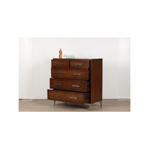 Élégante commode moderne en teck massif brun d'Indonésie, meubles Ardena, meubles de chambre à coucher parfaits, combinaison idéale - Product Image 2