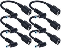 Adaptateur de chargeur DC de 7,4*5,0 mm à 4,5*3,0 mm, câble de remplacement pour connecteur d'alimentation DC pour HP Blue Tips