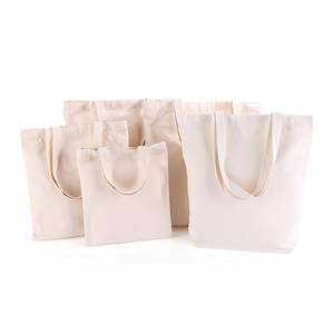 Bolso de compras de hombro para estudiantes logotipo personalizado impreso lienzo de mano estilo de moda venta al por mayor publicidad algodón patrón en Blanco Bolsa - Product Image 1