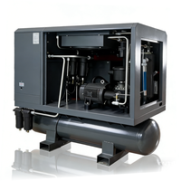 Compresseur d'air à vis tout-en-un Airstone haute pression 20HP 15KW 16bar PM VSD avec sécheur frigorifique et réservoir pour découpe laser
