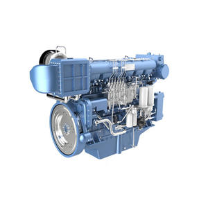 Weichai 6170 Marine-Dieselmotor mit Elektrostart für Boot/Schiff, Innenbordmotor mit Getriebe, 450PS 500PS 600PS Euro 2 - Product Image 1