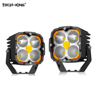 TECH-KING X200 IP68 Étanche 3 pouces Faisceau combiné 60w Feux auxiliaires tout-terrain Assemblage Feux LED Feux de travail LED 4x4 Feux LED Spot
