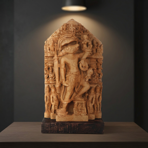 Sculpture de Vishnu Nar Varaha du Xe siècle, Avatar du Daim, Réplique d'Art de Temple et de Musée, Décoration Religieuse Hindoue Ancienne - Product Image 2