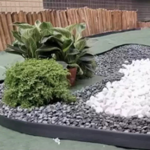 Bordure de jardin en PE légère et écologique Sunsbuild, 10,15 cm de hauteur, résistante à l'eau, avec attaches cachées, décoration de jardin - Product Image 6