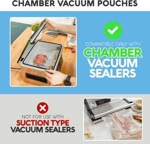Factory Direct Plastic Packing Vacuum sealed Nylon Food Grade Storage Smooth Transparent <strong>clear</strong> <strong>Polythene</strong> Vacuum <strong>Bags</strong> - Product Image 2