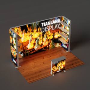 บูธจัดแสดงนิทรรศการผ้า SEG ไร้รอยต่อ5x3ม. ไม่มีกรอบมองเห็นได้ - Product Image 3