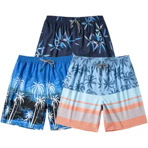 Wholesales Holiday Beach Casual Shorts Cheap Beach Shorts Polyester Fabric For Man Swimwear Beach Shorts Trunks