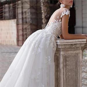 2024 nouvelle <span class=keywords><strong>robe</strong></span> de mariée hors épaule <span class=keywords><strong>grande</strong></span> jupe amovible dentelle Train <span class=keywords><strong>robe</strong></span> <span class=keywords><strong>grande</strong></span> <span class=keywords><strong>taille</strong></span> robes de soirée pour <span class=keywords><strong>femme</strong></span> - Product Image 2