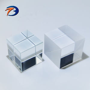 빔 스플리터 큐브 현미경 광학 K9 유리 큐빅 프리즘 - Product Image 1