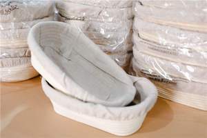 Préparateur Un <span class=keywords><strong>Banneton</strong></span> Levain Sans Doublure 8P Cadeau De Patisserie Couteau A <span class=keywords><strong>Pain</strong></span> Arc Kit Fait Maison Entree Au Bio Contenants - Product Image 3