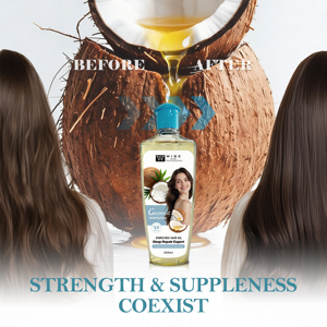 Suero Capilar <span class=keywords><strong>de</strong></span> Coco <span class=keywords><strong>para</strong></span> <span class=keywords><strong>el</strong></span> Cuidado Personal, Reparación Profunda, Protección Contra <span class=keywords><strong>el</strong></span> Calor, Control del <span class=keywords><strong>Frizz</strong></span>, Suavizante <span class=keywords><strong>para</strong></span> Cabello Seco con <span class=keywords><strong>Aceite</strong></span> <span class=keywords><strong>de</strong></span> <span class=keywords><strong>Almendras</strong></span> 200ml - Product Image 6