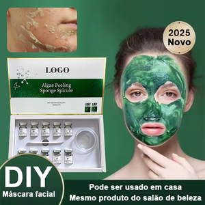 Siero in Polvere con Microaghi di Spongilla Vegana per Salone di Bellezza, <span class=keywords><strong>Peeling</strong></span> Bio all'Aloe Vera per Rimozione Acne su <span class=keywords><strong>Viso</strong></span> e Corpo, Uso Domestico - Product Image 6