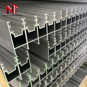 NUOTUO foshan superior quality sliding gate aluminum profile slim aluminium sliding door track profile