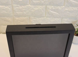 Espositore da tavolo di alta qualità cornice in legno Shadow Box per la collezione di monete decorazione per la casa e Ticket Stub Case risparmio - Product Image 4