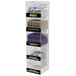 2024 nouveau Design personnalisé clair acrylique affichage cosmétique affichage boutique au détail affichage de téléphone portable pour accessoires de téléphone portable - Product Image 2