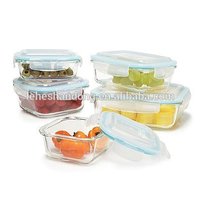 Desain Baru Makanan Kaca Lehe Wadah Makanan Ramah Lingkungan Kotak Makan Siang