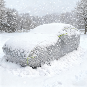 Housse de <span class=keywords><strong>pare</strong></span>-<span class=keywords><strong>brise</strong></span> de voiture imperméable et durable avec protection 4 couches contre la neige, la glace, les UV, le gel, le <span class=keywords><strong>pare</strong></span>-<span class=keywords><strong>brise</strong></span>, le rétroviseur - Product Image 6