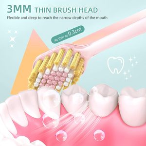 Brosse à dents pour adulte à poignée large en nylon souple, poils en nylon haute densité, manche en plastique - Product Image 5