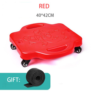 Montessori skuter roda empat anak-anak, set mainan sensor olahraga luar ruangan mobil papan seluncur keseimbangan skuter tanpa suara untuk anak-anak - Product Image 2