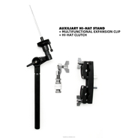 Beatello High Quality Universal Drum Kits Parts Hi-hat Cymbal Stand Expansion Clip for Drum Set Multifunctional Accessories