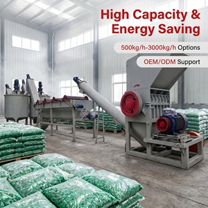 Linea di Produzione Completamente Automatica per Frantumazione, Lavaggio e Asciugatura di Bottiglie PET da 1000kg/h con <span class=keywords><strong>Separatore</strong></span> a Flottazione per Lavorazione RPET di Grado Alimentare - Product Image 3