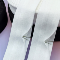 Cordon élastique en Y de 4,5 cm, noir et blanc, pour pantalons et accessoires vestimentaires