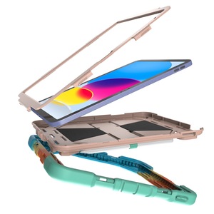 Funda protectora de silicona 3 en 1 anticolisión y resistente a caídas con soporte para iPad 10.ª generación 10.9 y 11.ª generación A16 - Product Image 4