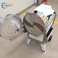 Cortadora Industrial Motorizada de Vegetales, Máquina para Rebanar Repollo, Rebanadora de Daikon, Cortadora en Espiral de Vegetales, Picadora 220/380V