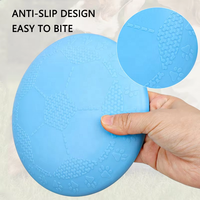 Jouet d'entraînement interactif pour l'extérieur, léger, imperméable, disque volant flottant, jouet durable en caoutchouc pour chien