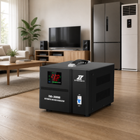Régulateur de tension automatique de bureau 3000VA 3KVA monophasé, stabilisateur de tension à servomoteur 110V 220V
