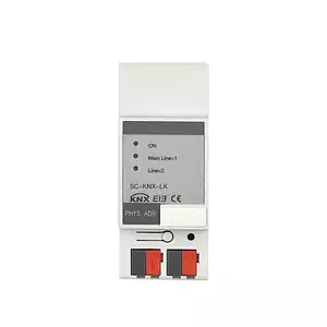 Power Supply By KNX Bus 2 Circuit KNX/EIB Interface KNX System Equipment Line Coupler