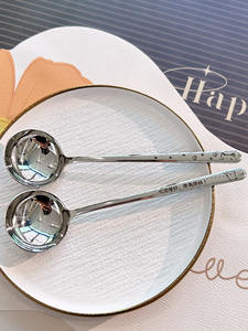 Cuchara de Sopa de Acero Inoxidable DF BC 316, Grado Alimenticio, Mango Largo, Apta para Lavavajillas y Horno, Sostenible, para el Hogar, para Olla Caliente - Product Image 5