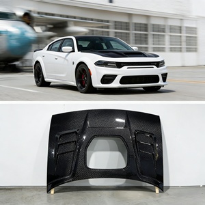 Ventes d'usine - Système de carrosserie automobile - Capot en fibre de carbone pour Dodge Charger Redeye 2015-2023 - Noir - Installation <span class=keywords><strong>facile</strong></span> - Product Image 1