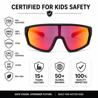 Nouvelles Lunettes de Soleil Sportives d'Extérieur pour Enfants 2026, Monture en Nylon Polarisée, Protection UV, Verres Photochromiques, Personnalisation du Logo