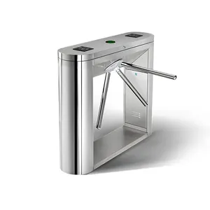 HFSecurity High Safety 304 Stainless Steal Automatical Biometric Access Control GYM access control turnstile