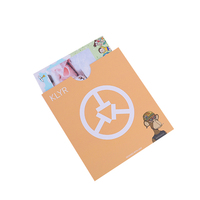 Prix d'usine Conception personnalisée Étui pour CD DVD Portefeuille en carton pour CD Boîte d'emballage pour pochette en papier carton
