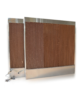 Panel de Enfriamiento Evaporativo de 8 Pulgadas para Gallineros y Granjas Avícolas con Ventilador de Extracción y Tanque de Agua de Plástico - Product Image 2