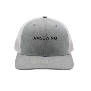 Gorra Trucker Personalizada de Alta Calidad en Gris Jaspeado, 6 Paneles, Bordado 3D, Malla, Cierre a Presión - Product Image 4