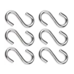 Bán Buôn Nhiệm Vụ Nặng Nề S Hình Móc Thép Không Gỉ 304/ 316 Móc Áo Quần Áo Giá Móc Kim Loại Móc Cho Treo - Product Image 1